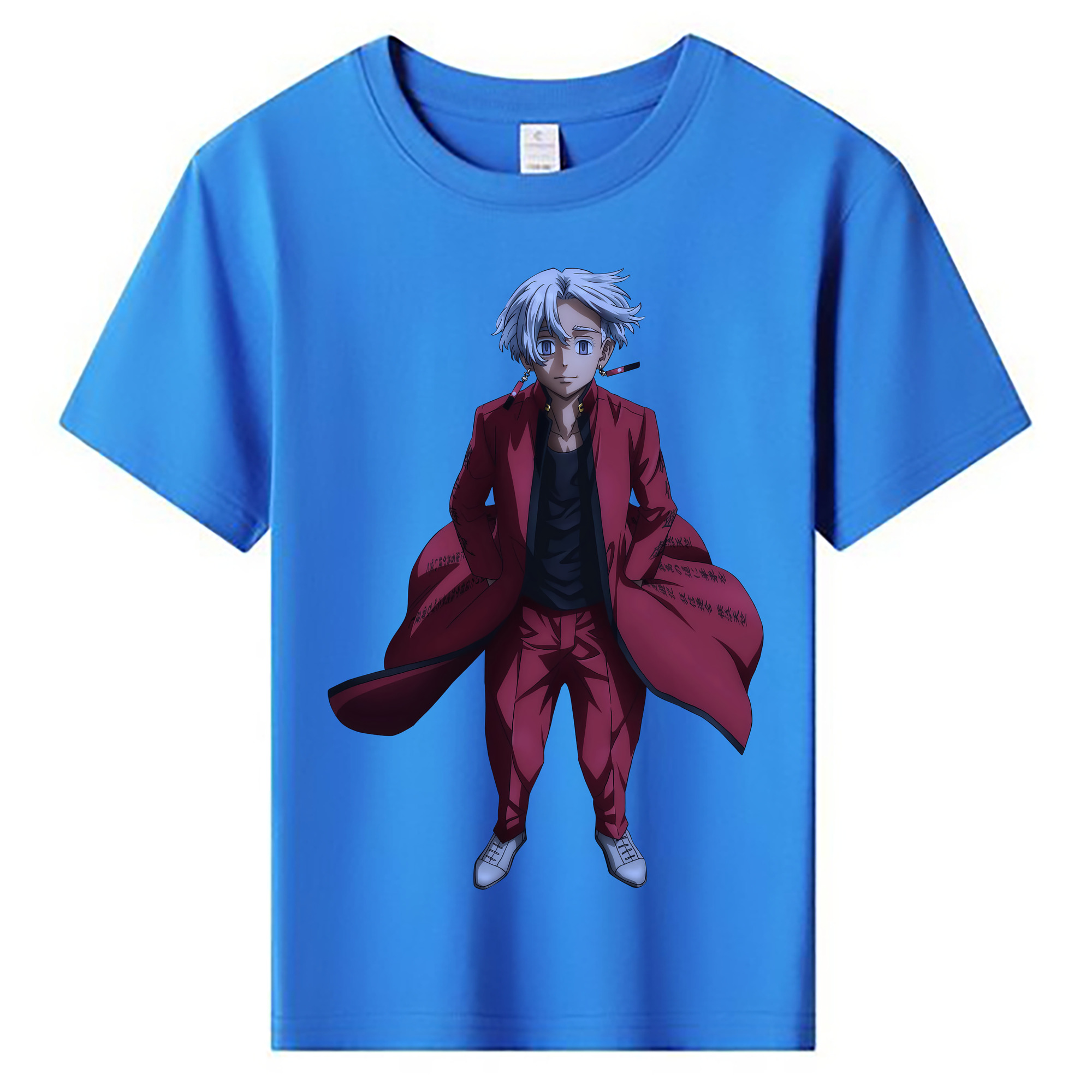 （画像用） 東京リベンジャーズ Tokyo Revengers 綿100％キッズTシャツ（フロントプリント）